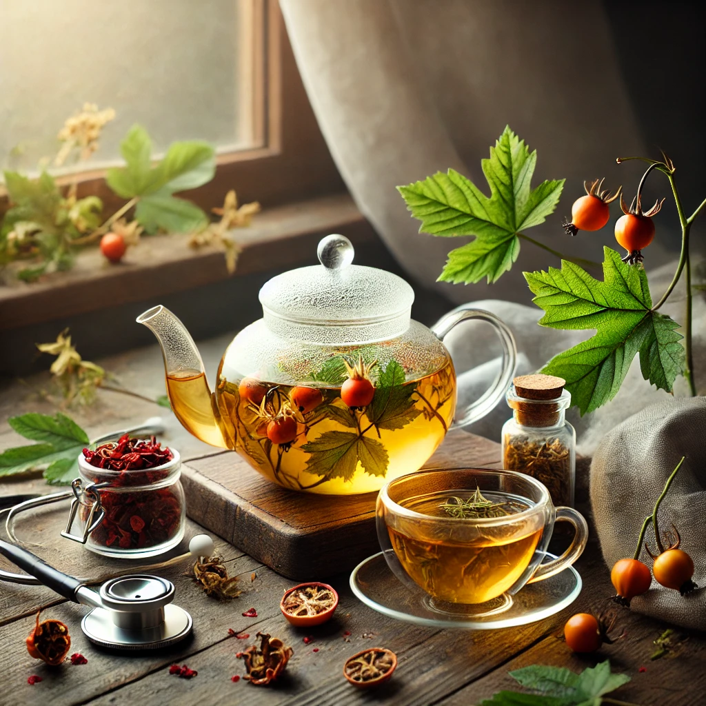 Hojas de té verde